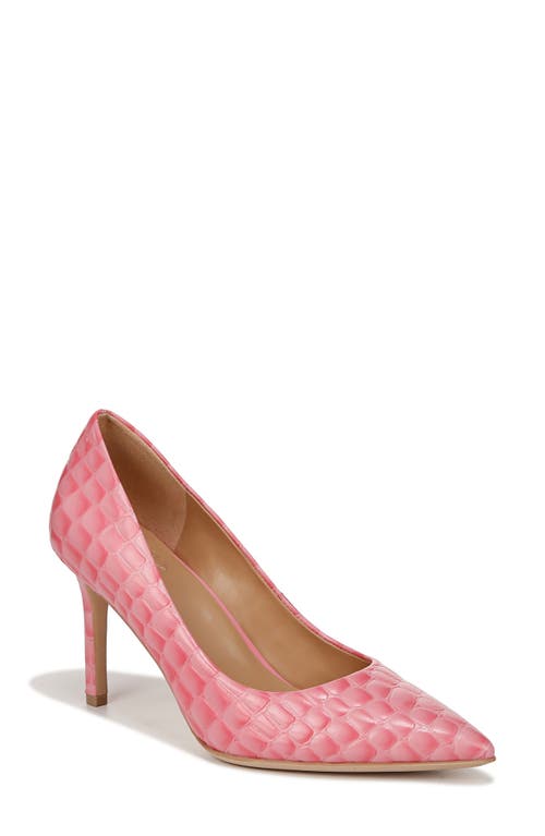 Naturalizer Anna Pointed Toe Pump in Flamingo Pink Leather at Nordstrom, Size 8.5