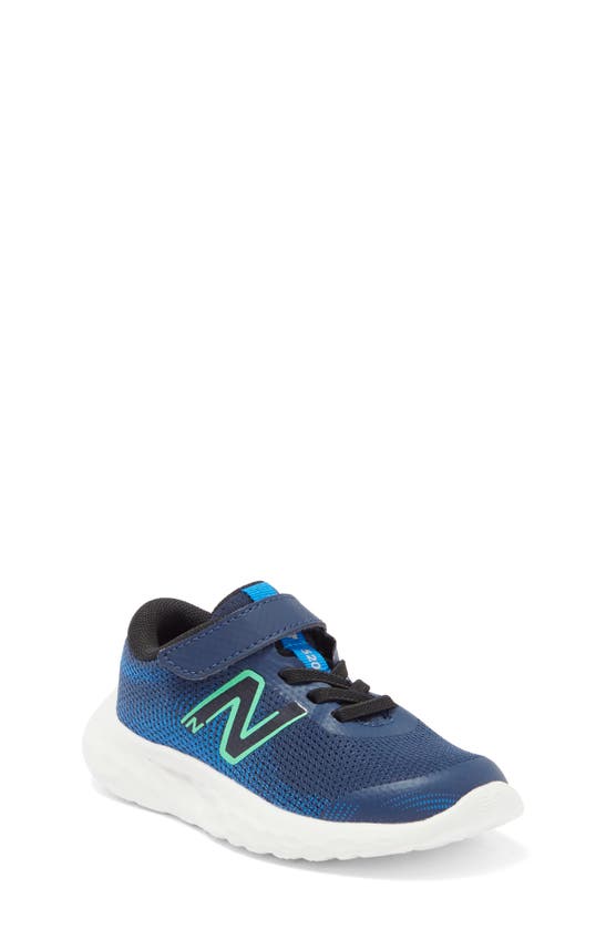 New Balance Kids' 520 Sneaker In Nb Navy/ Lime Leaf