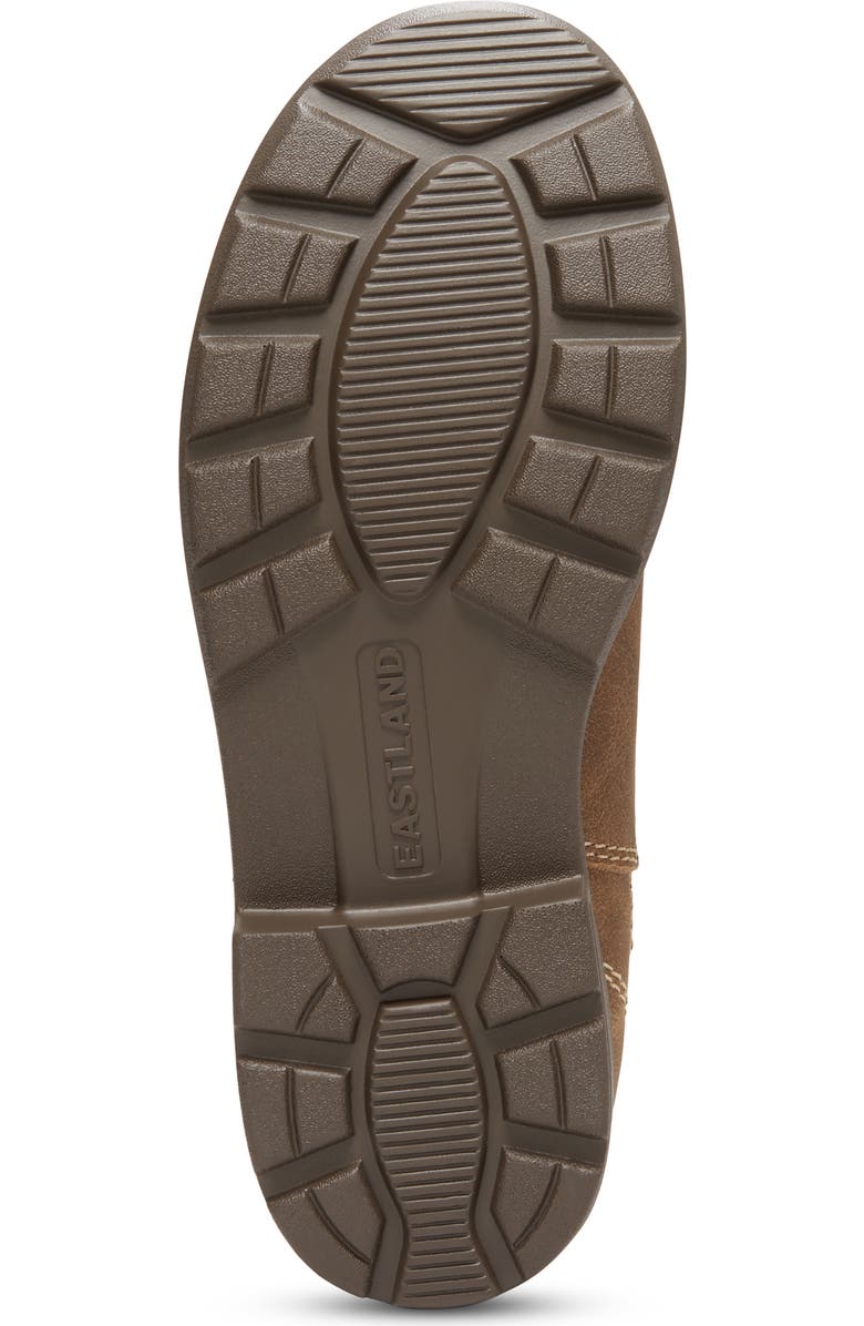 Eastland Baja Faux Shearling Lined Chelsea Boot, Alternate, color, Dark Brown