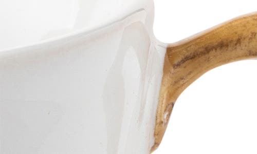 Juliska Bamboo Ceramic Natural Creamer In Bamboo Natural