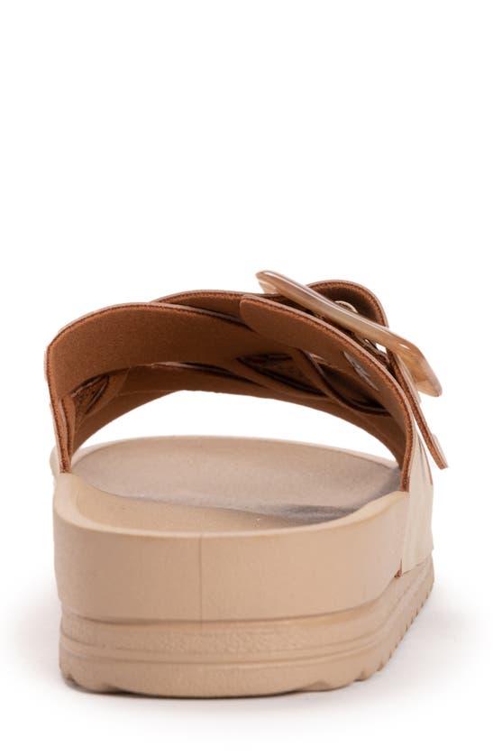 Muk Luks Grand Shayna Slide Sandal In Stone