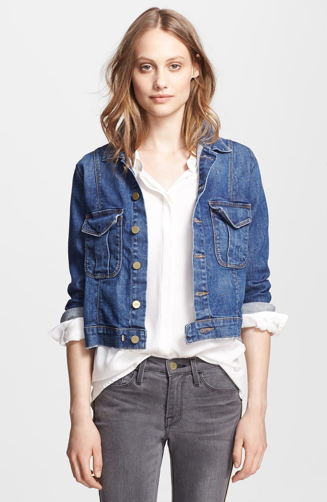 Frame Denim 'Le Military' Denim Jacket Nordstrom