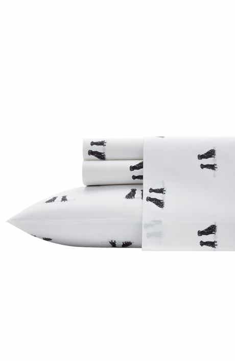 Eddie Bauer Labrador Fields 200 Thread Count 100% Cotton Percale Sheet Set