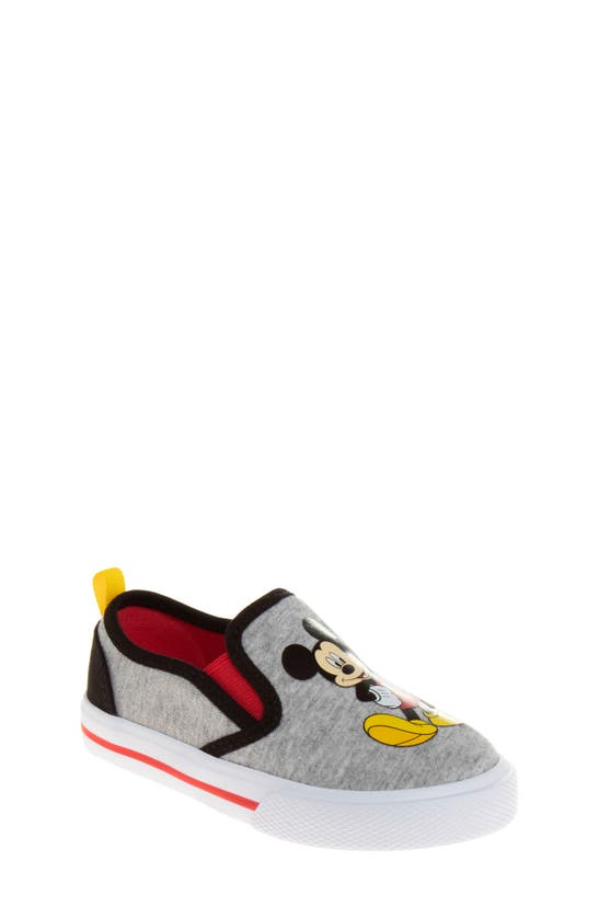 Josmo Kids' Disney Mickey Mouse Sneaker In Gray/ Red