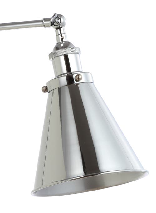 Jonathan Y Rover Adjustable Arm Metal Led Wall Sconce In Chrome