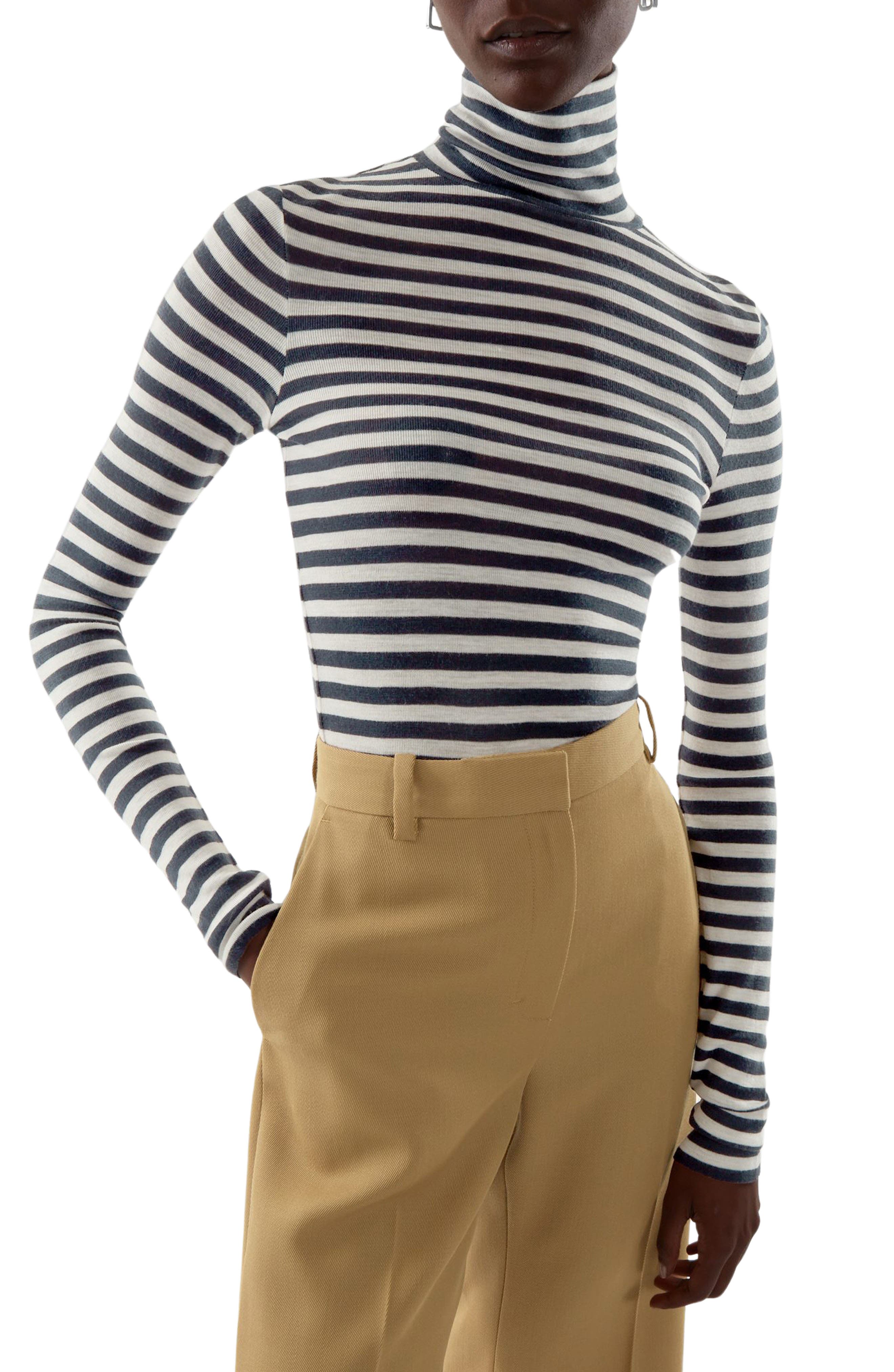 COS Women's Merino Turtleneck Shirt 