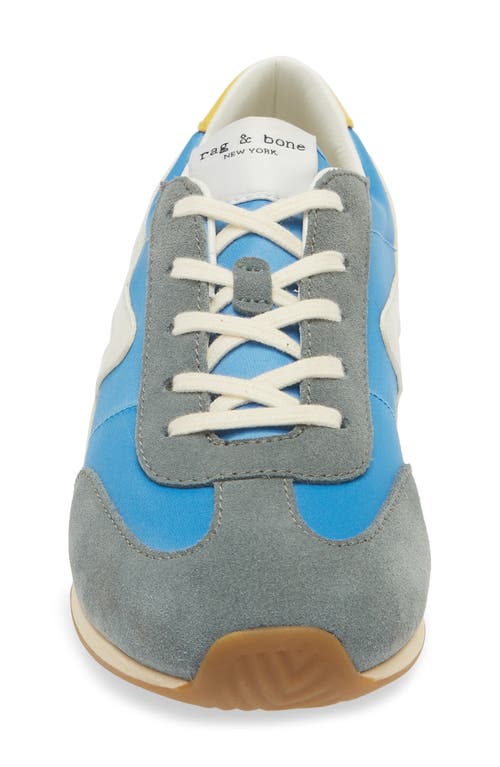 Shop Rag & Bone Retro Runner Slim Sneaker In Electric Blue