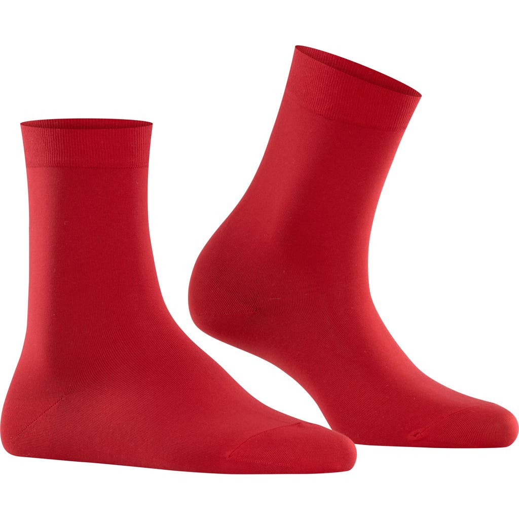 Falke Active Breeze Crew Socks In Scarlet