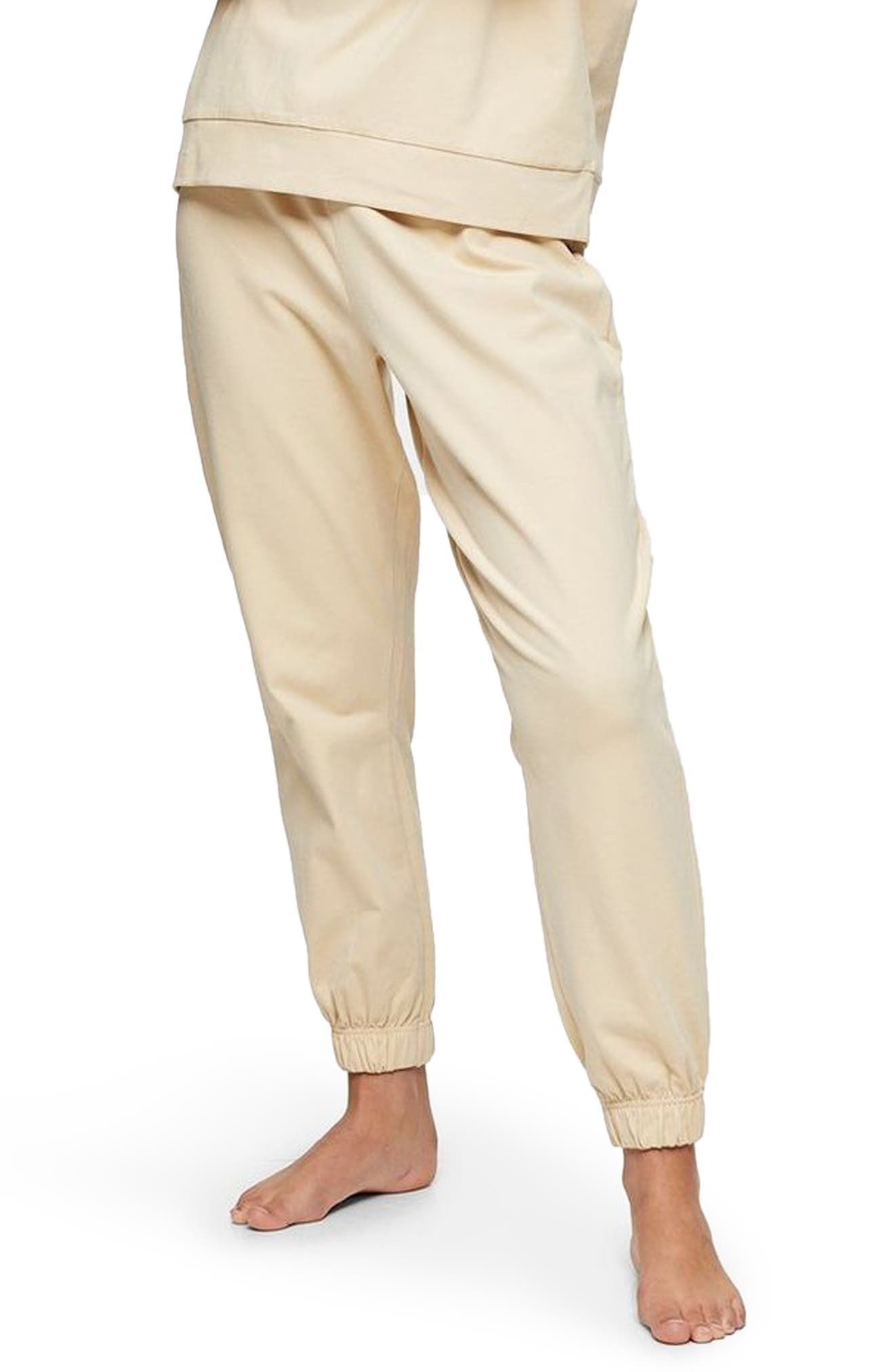 topshop cream joggers