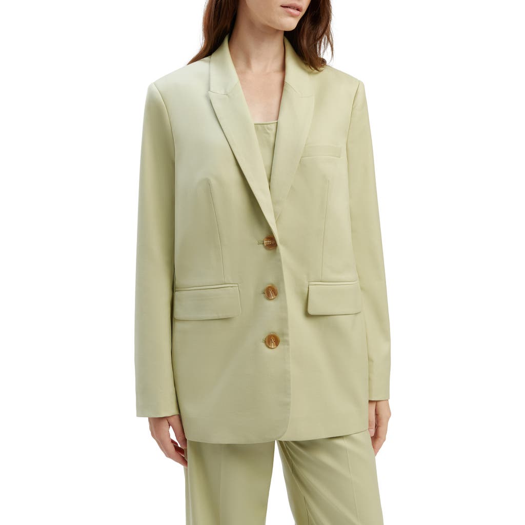 Bardot Charlize Blazer In Pale Khaki