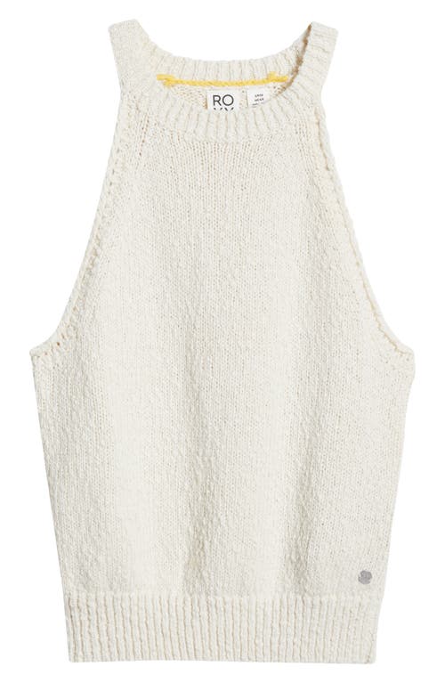 Shop Roxy Cactus Fields Sleeveless Top In Egret