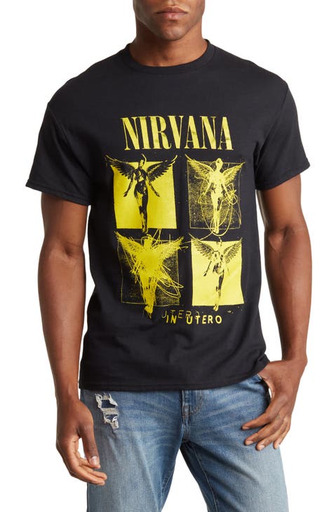 Nirvana T Shirt - Live In New York Amplified Vintage