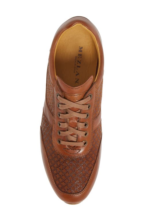 Mezlan Maxim Sneaker In Tan Leather/suede