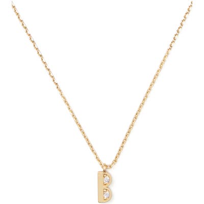 Kate Spade New York Mini Initial Pendant Necklace