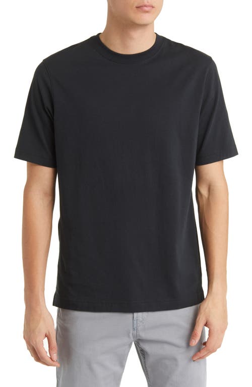 Solid Crewneck T-Shirt in Black