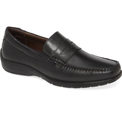 Johnston & Murphy Crawford Penny Loafer- Black