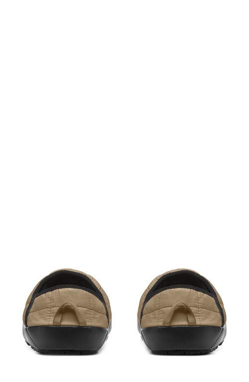 Shop The North Face Thermoball™ Traction Water Resistant Slipper In Hawthorne Khaki/tnf Black