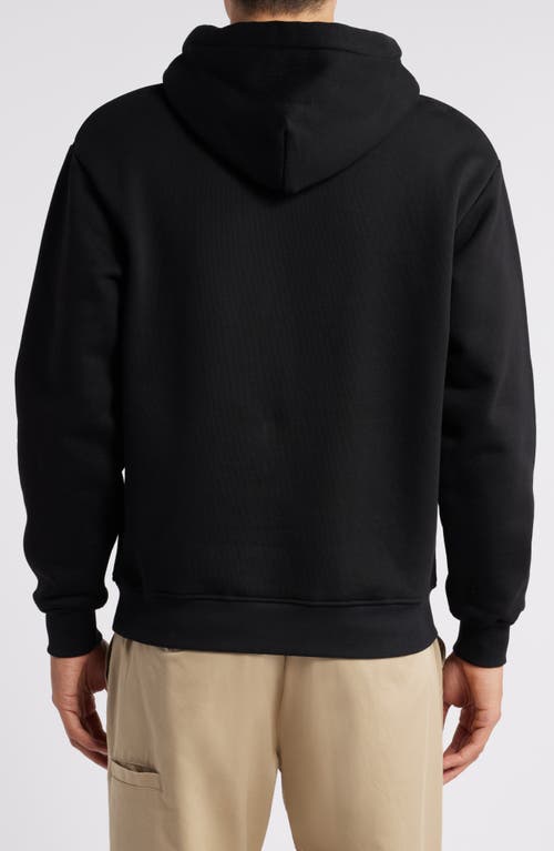 Shop Bogey Boys Essential Cotton Hoodie In Black