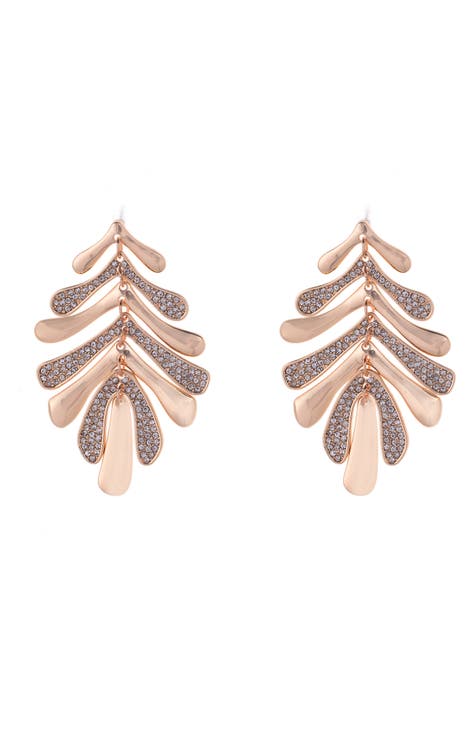 Leaf Drop Earrings