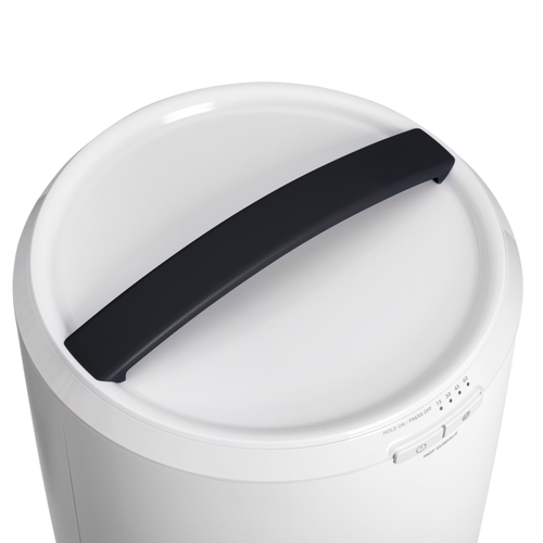 Zadro Large Bucket Towel Warmer In Black/white