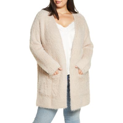 Plus Size Sanctuary Supersoft Cardigan, Beige