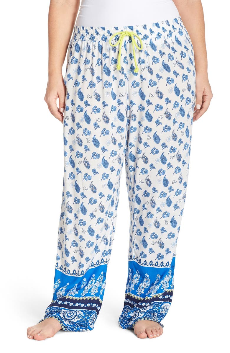 PJ Salvage Border Print Pajama Pants (Plus Size) | Nordstrom