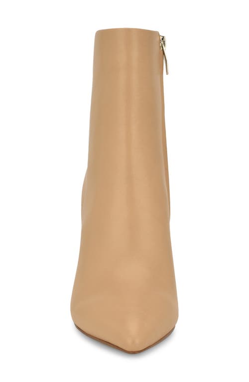 Shop Nine West Plumm Pointed Toe Bootie In Light Natural