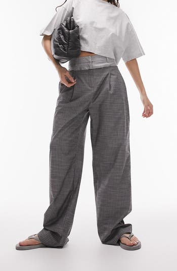 Topshop striped outlet trousers