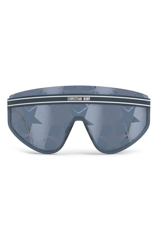Dior Club 144mm Visor Sunglasses In Mblu/ Blug