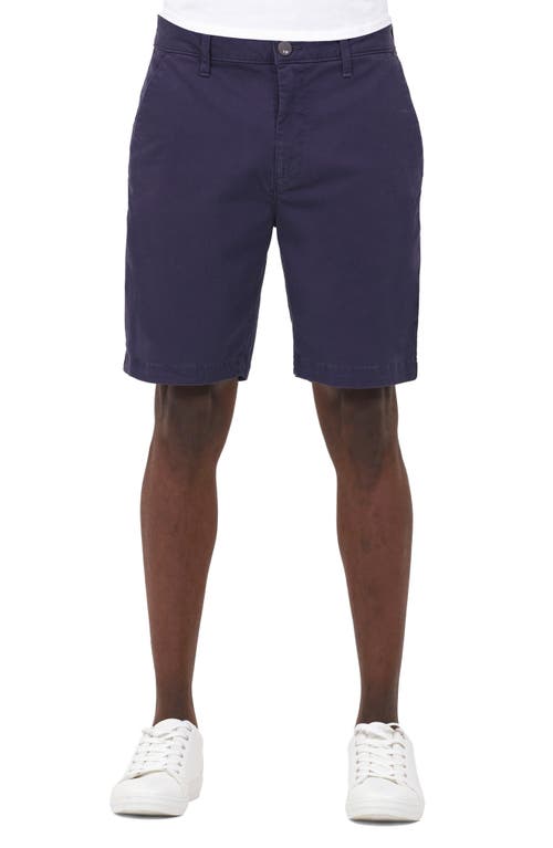 Monfrère Cruise Flat Front Chino Shorts Navy at Nordstrom,