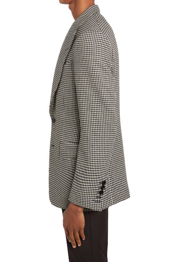 Tom Ford Houndstooth Wool And Cashmere-blend Blazer In Combo White & Black  | ModeSens