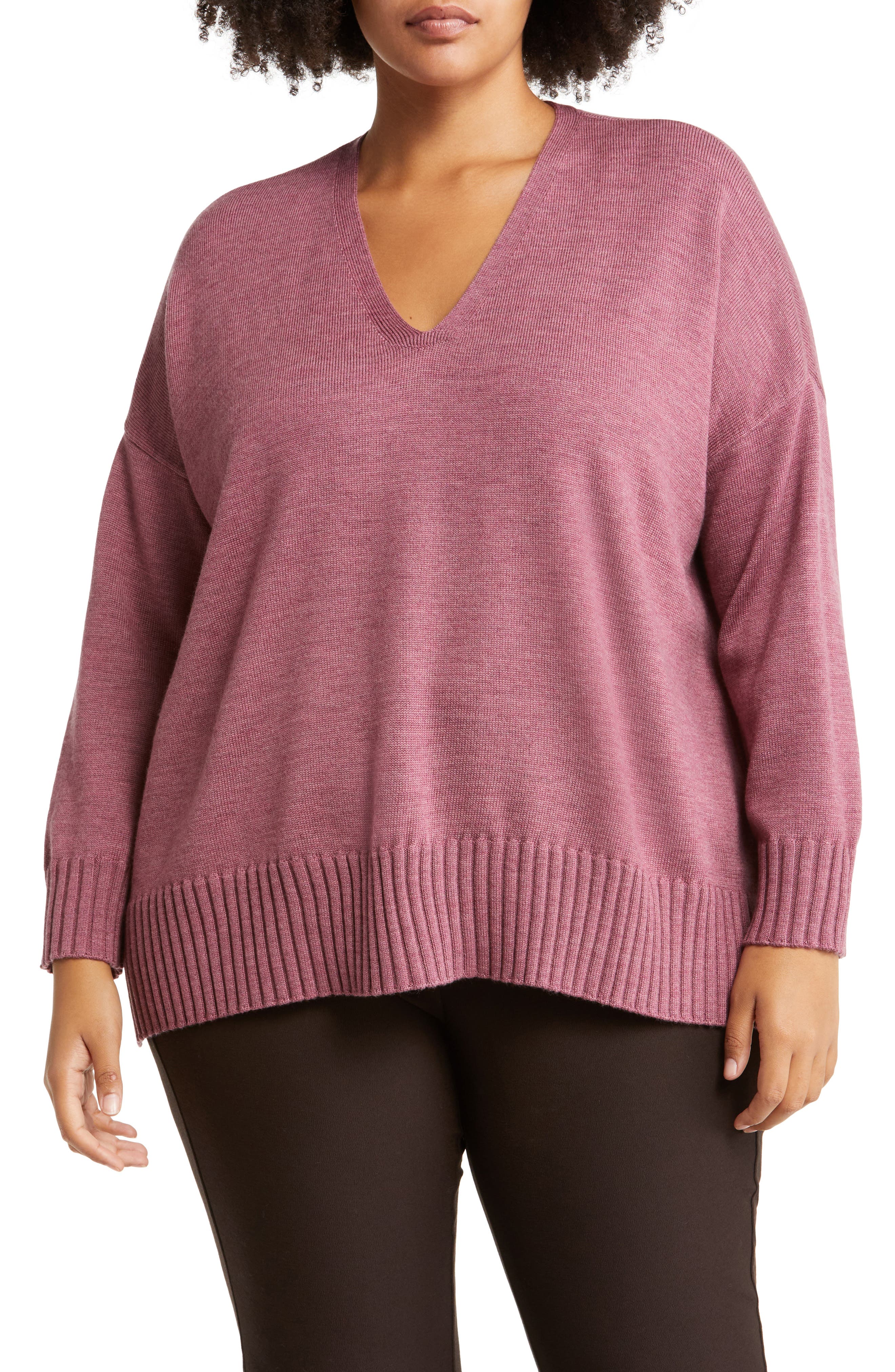 Women's Pink Plus-Size Sweaters | Nordstrom