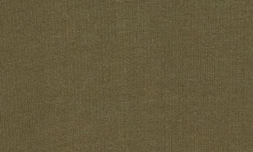Zella Cloud Fleece Sweatshirt In Olive Night