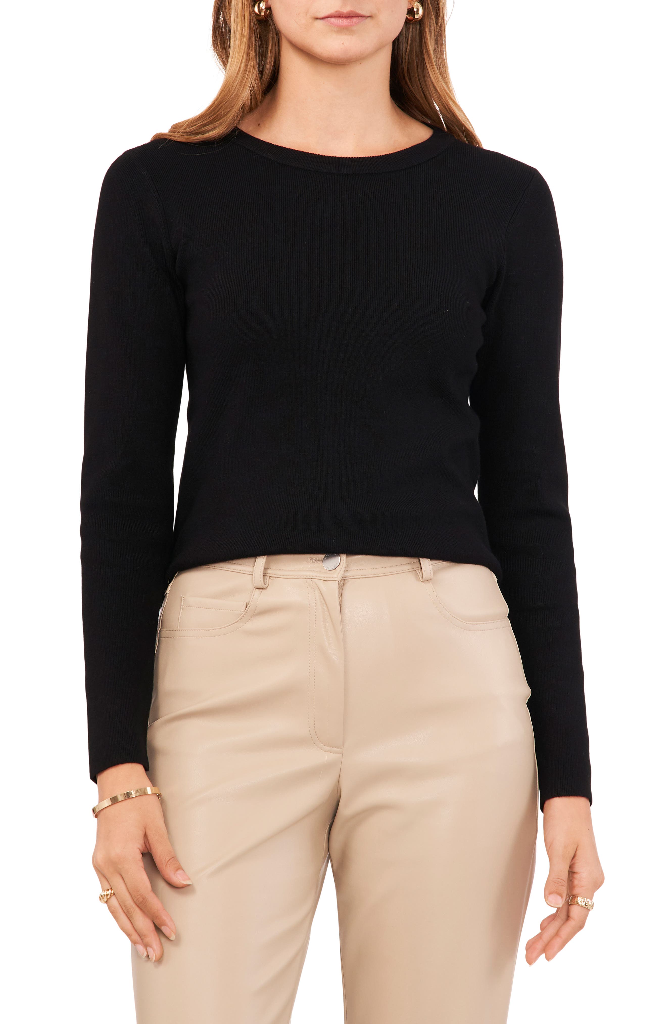 vince camuto crewneck sweater