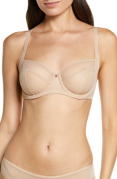 LEADING LADY Molded Padded Seamless Wirefree Bra, Cherry Blossom, 40DD 