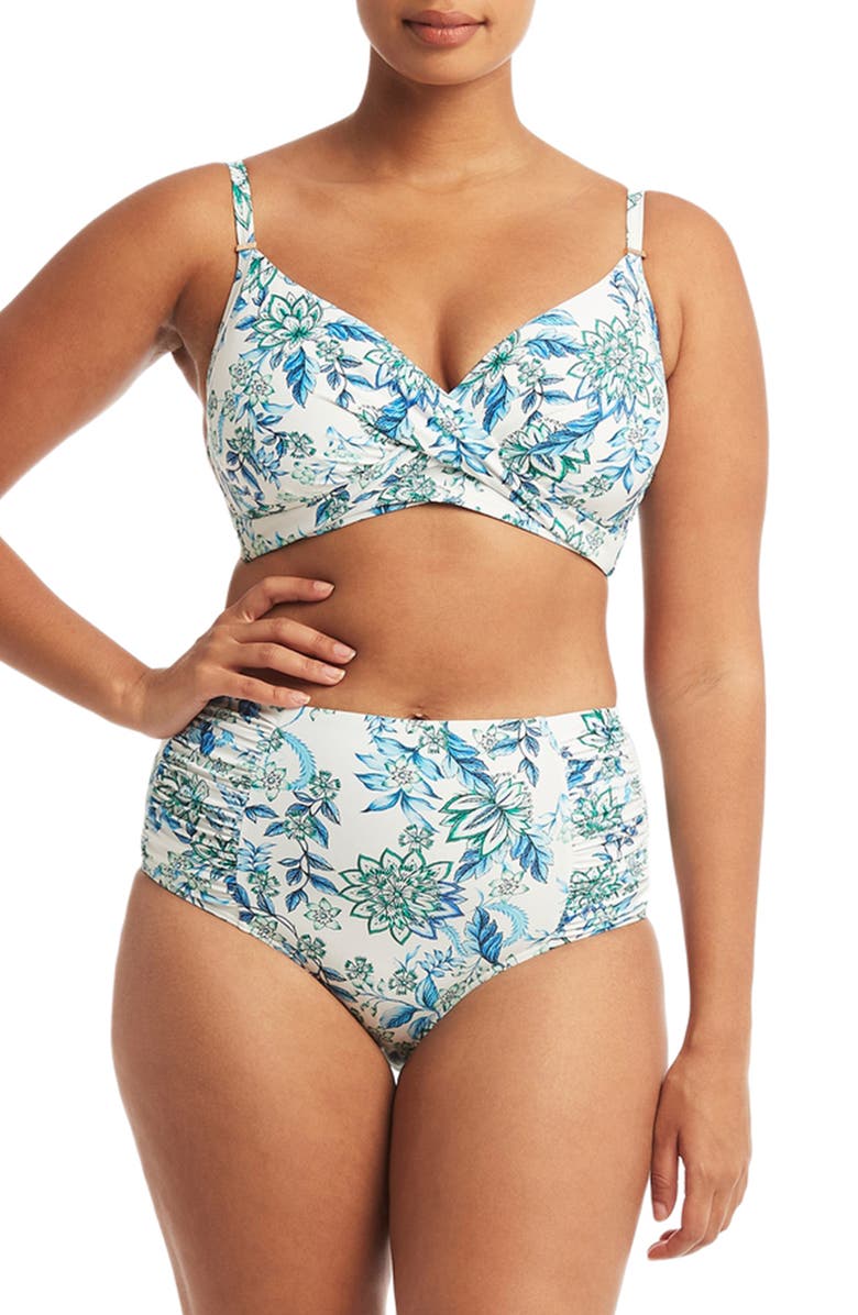 Sea Level Twist Front Dd And E Cup Bikini Top Nordstromrack