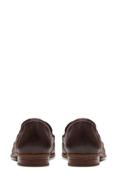 Shop Clarksr Clarks(r) Sarafyna Iris Loafer In Dark Brown Leather