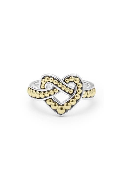 LAGOS Beloved Heart Ring in Silver And Gold at Nordstrom, Size 8