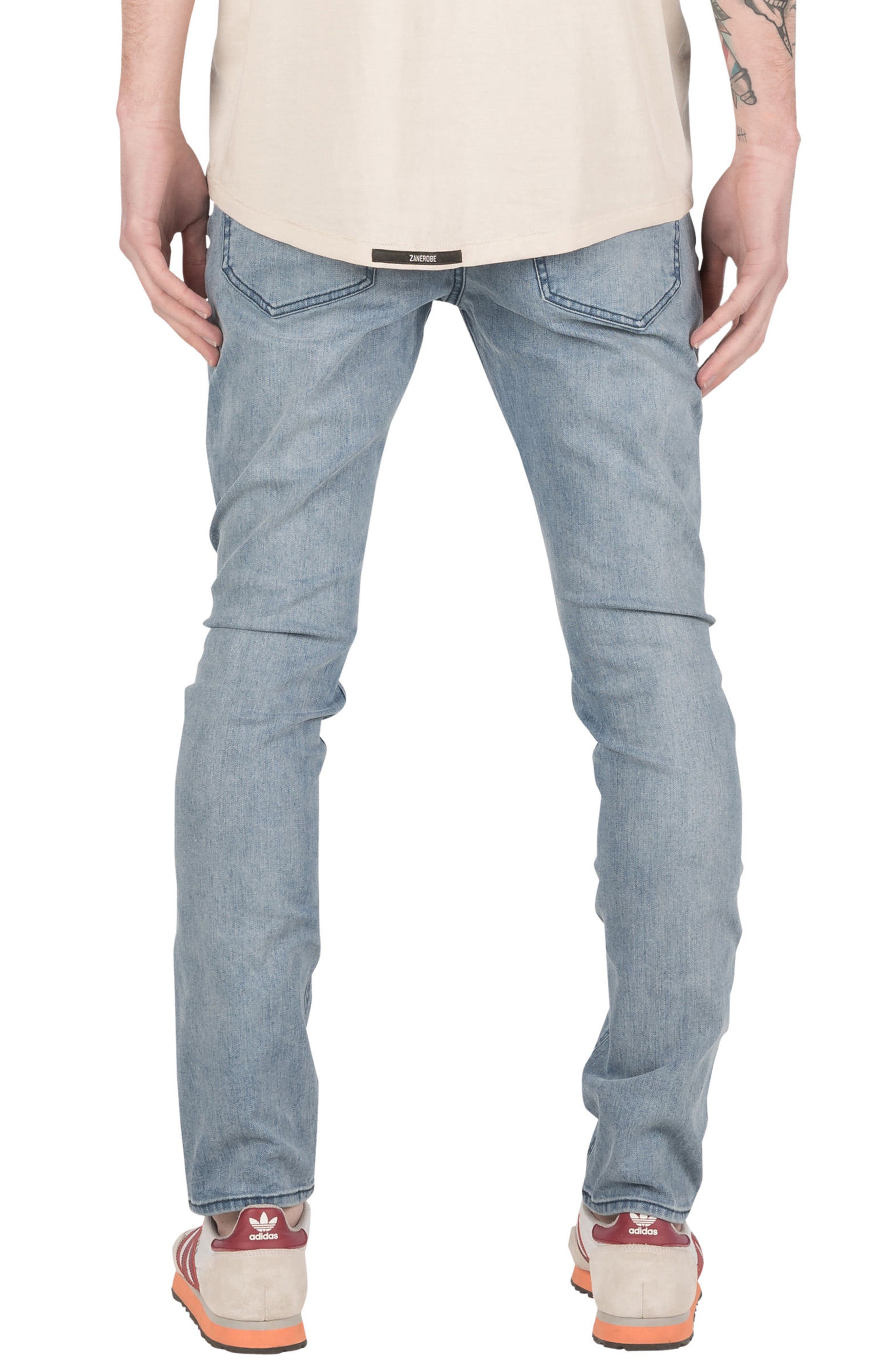 ZANEROBE Joe Blow Destroyed Denim Jeans 
