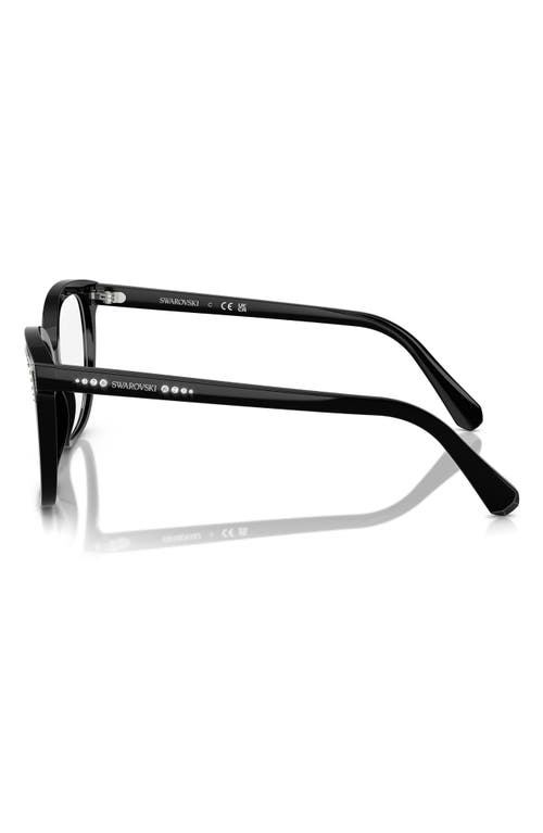 Swarovski 54mm Butterfly Optical Glasses In Black