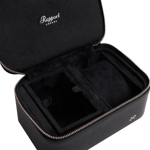 Shop Rapport London Tuxedo Watch Zip Case In Black