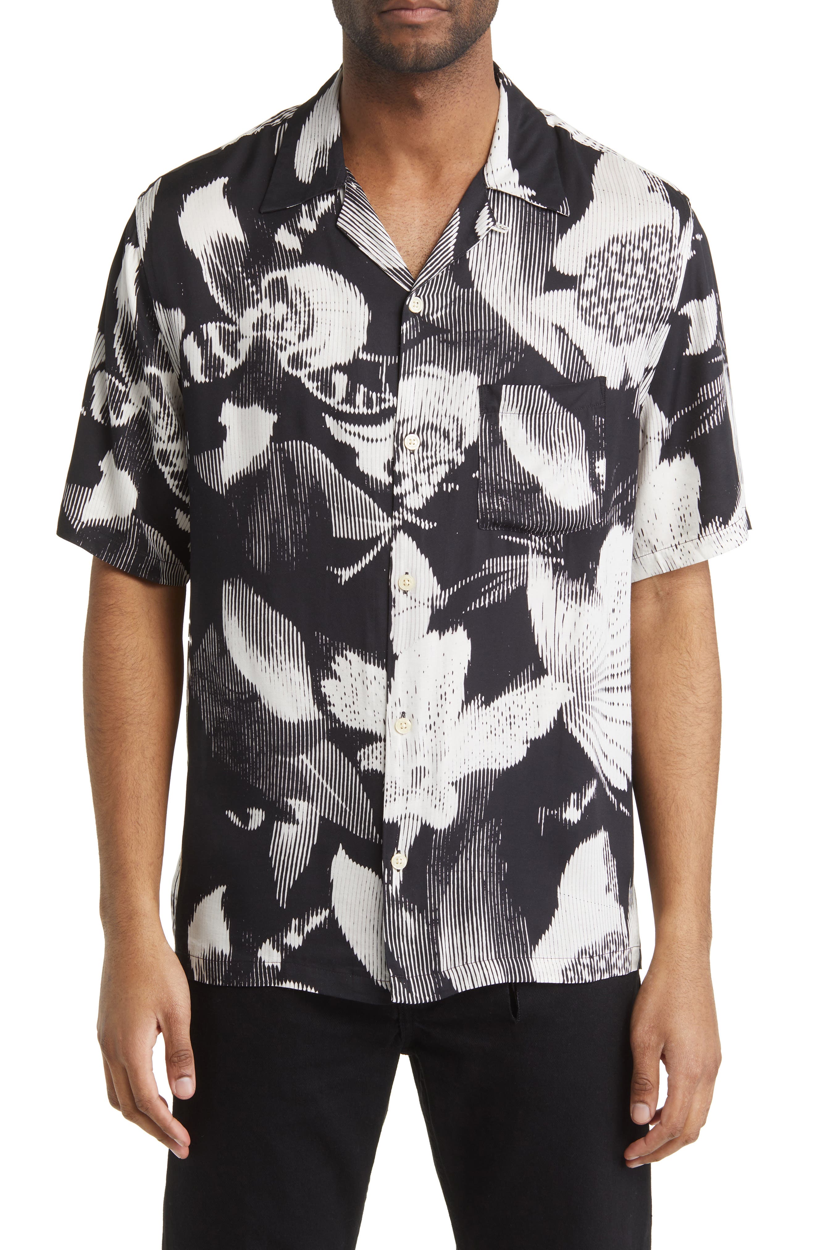 allsaints camp shirt