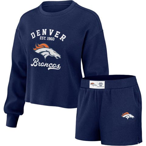 : WEAR by Erin Andrews Women's Heather Gray Denver Broncos Plus  Size Throwback Raglan V-Neck T-Shirt : Sports & Outdoors