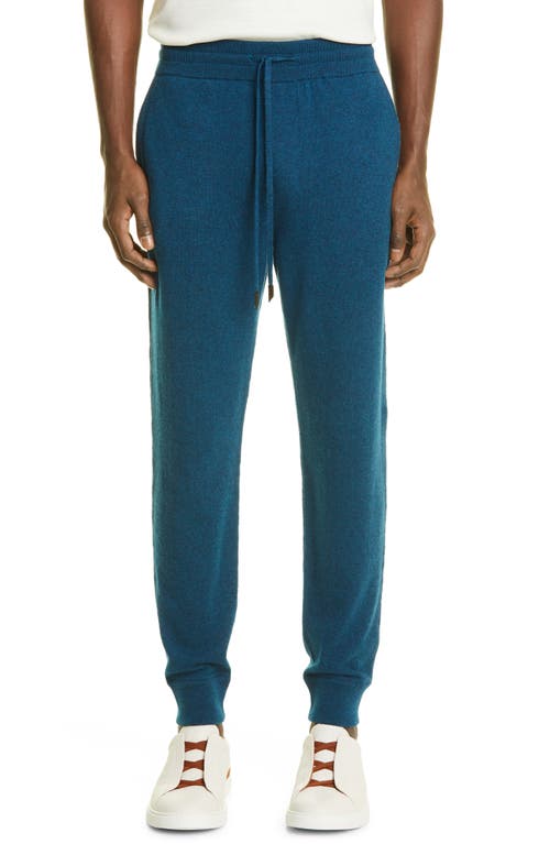 ZEGNA Premium Cashmere Joggers in Blue at Nordstrom, Size 38 Us
