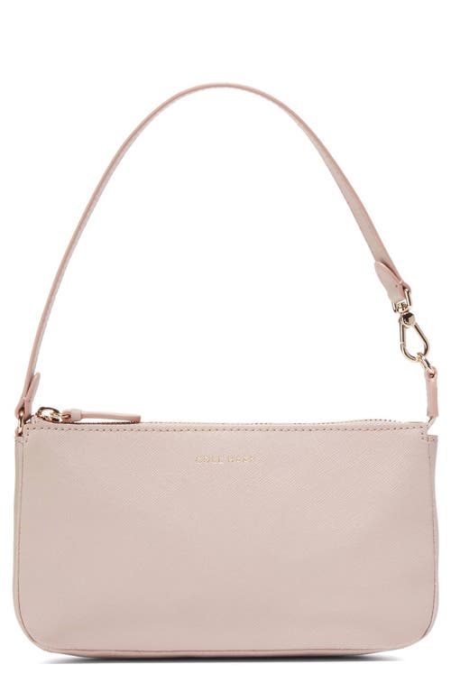 Cole Haan Pouchette Leather Wristlet in Warm Beige at Nordstrom