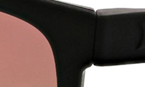 Hurley 56mm Polarized Square Sunglasses In Black/red
