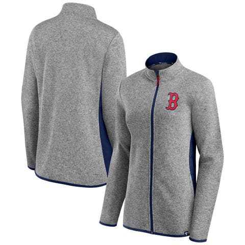 Women's '47 Navy Boston Red Sox City Connect Bae Remi Quarter-Zip Jacket Size: Large