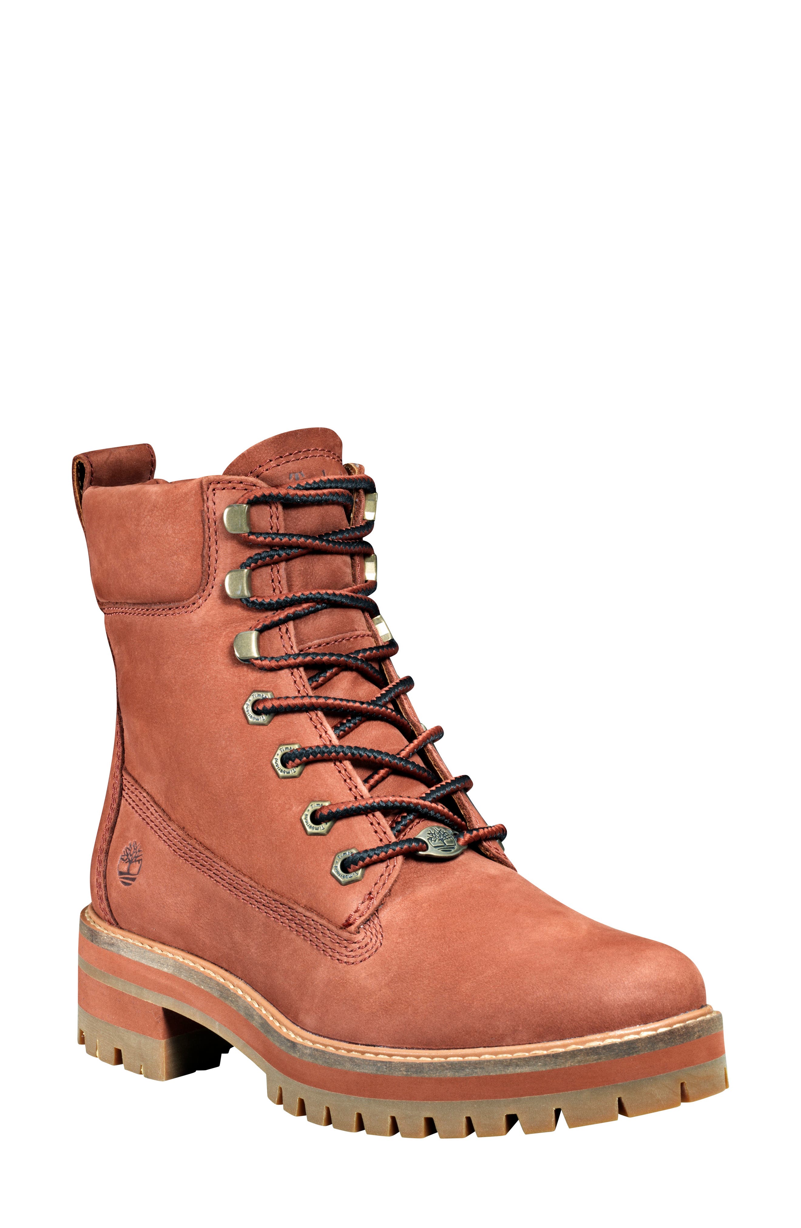 timberland rust courmayeur valley shearling boots