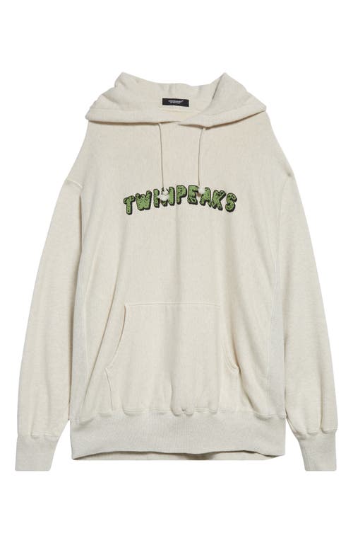 Undercover Graphic-print Cotton Hoddie In Ivory