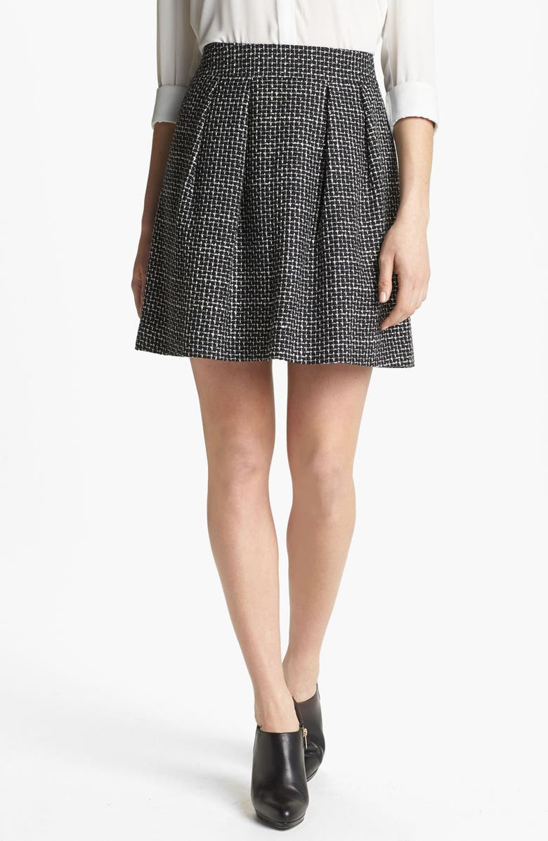 Halogen® Pleated A-Line Skirt (Regular & Petite) | Nordstrom